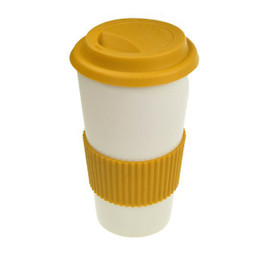 Claps 74047 - Single-Wall Tumbler with Lid and Silicone Grip