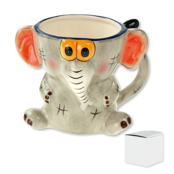 Claps 74052 - Elephant Shaped Ceramic Mug