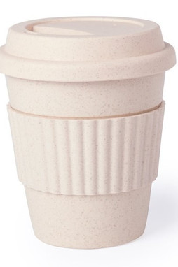 Claps 74159 - Eco-Friendly Bamboo Fiber Mug with Lid