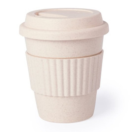 Claps 74159 - Eco-Friendly Bamboo Fiber Mug with Lid