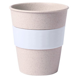 Claps 74171 - Eco-Friendly Bamboo Fiber Cup with Colorful Band