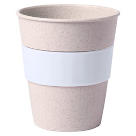 Claps 74171 - Eco-Friendly Bamboo Fiber Cup with Colorful Band