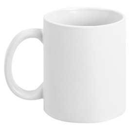 Claps 74177 - White Matte Finish Ceramic Mug 320ml