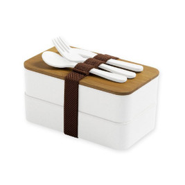 Claps 74227 - Convenient Lunch Box with Cutlery Set