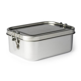 Claps 74260 - Umweltfreundliche Edelstahl Brotdose mit Verschluss