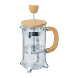Claps 74284 - Glass Coffee or Teapot with Bamboo Lid