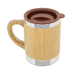 Claps 74291 - Eco-Friendly Bamboo and Stainless Steel Mug