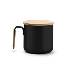 Claps 74296 - Eco-Friendly Bamboo Handle Stainless Cup
