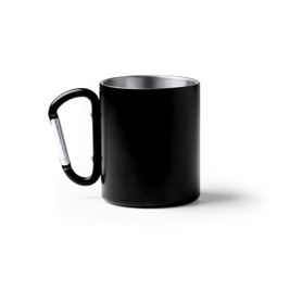 Claps 74306 - Eco-Friendly Recycled Stainless Steel Carabiner Mug