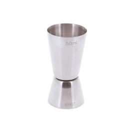 Claps 74313 - Ensemble de Tasses à Mesurer en Acier Inoxydable 50ml et 25ml