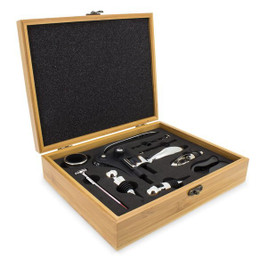 Claps 76057 - Premium Wine Set in Bamboo Box