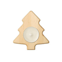 Claps 79093 - Candela Natalizia in Legno di Pino