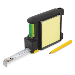 Claps 81005 - Multifunction Tape Measure With Notepad And Level