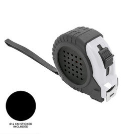Claps 81021 - Mètre Ruban Flexible avec Revêtement en Caoutchouc