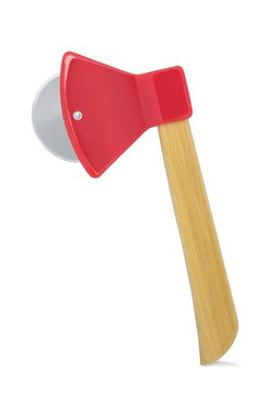 Claps 82075 - Bamboo Handle Pizza Cutter Wheel