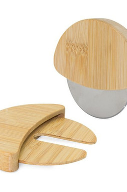 Claps 82078 - Eco-Friendly Bamboo Pizza Cutter