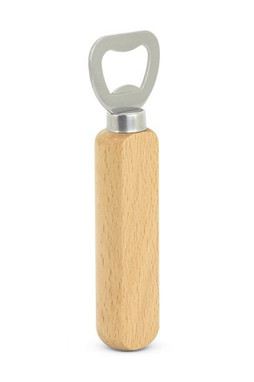 Claps 82108 - Stainless Steel Bottle Opener with Wooden Handle