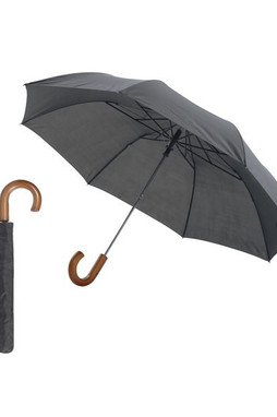 Claps 90012 - Automatic Folding Umbrella with Wooden Handle
