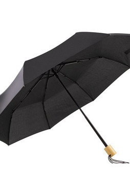 Claps 90036 - Eco-Friendly Folding Umbrella with Wooden Handle