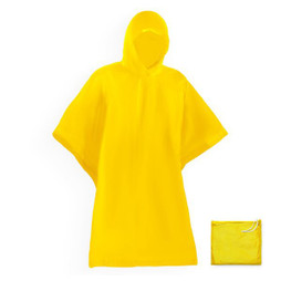 Claps 93004 - Vibrant PVC Poncho with Convenient Carry Bag