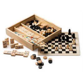 Claps 95114 - Ensemble de Jeux d'Adresse en Coffret Élégant