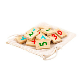 Claps 95119 - Holz-Mathematik-Set mit Zahlen