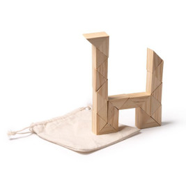 Claps 95142 - Puzzle en Bois avec Pochette en Coton