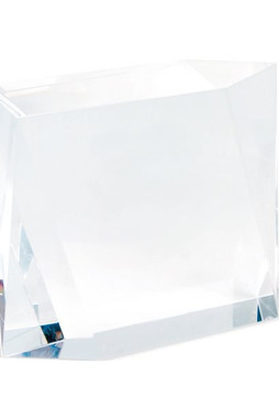 Claps 95161 - Premium Glass Trophy with Blue Satin Lining