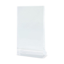 Claps 95163 - Premium Glass Trophy with Blue Satin Lining