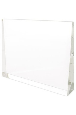 Claps 95164 - Premium Glass Trophy with Blue Satin Lining