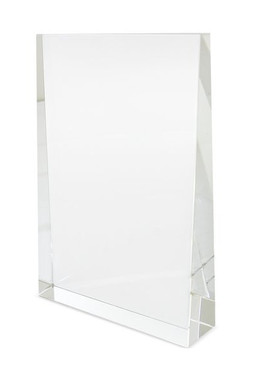 Claps 95165 - Premium Glass Trophy with Blue Satin Lining