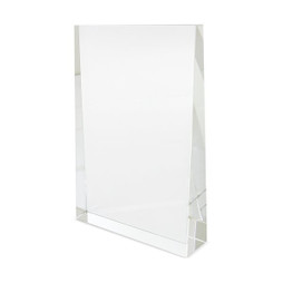 Claps 95165 - Premium Glass Trophy with Blue Satin Lining