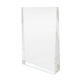 Claps 95165 - Premium Glass Trophy with Blue Satin Lining