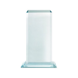 Claps 95171 - Premium Glass Trophy with Blue Satin Lining