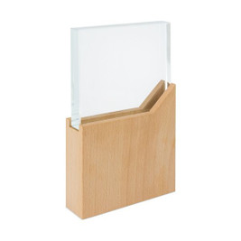 Claps 95178 - Premium Trophy with Wooden Base