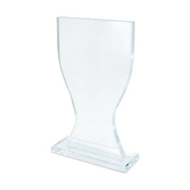 Claps 95184 - Glass Trophy with Blue Satin Lining