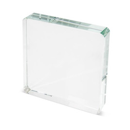 Claps 95187 - Square Glass Trophy with Magnetic Closure