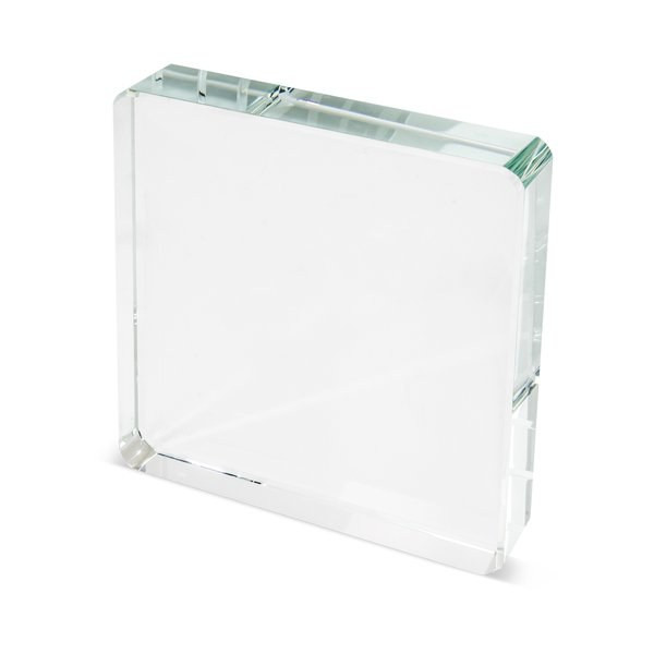 Claps 95187 - Square Glass Trophy with Magnetic Closure