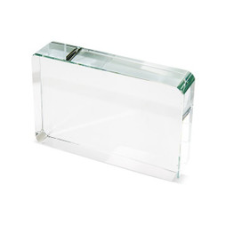 Claps 95188 - Rectangular Glass Trophy with Magnetic Closure