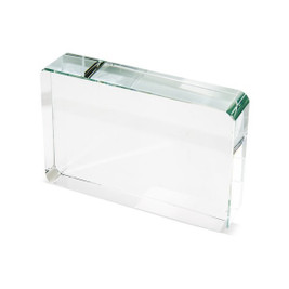 Claps 95188 - Rectangular Glass Trophy with Magnetic Closure