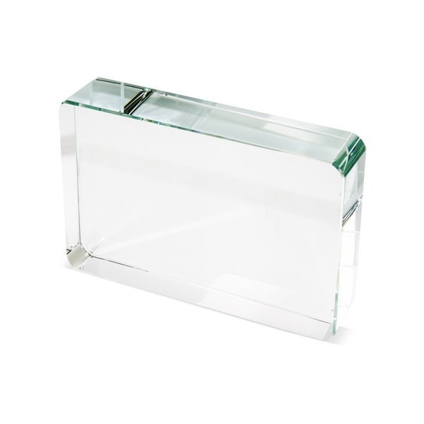 Claps 95188 - Rectangular Glass Trophy with Magnetic Closure
