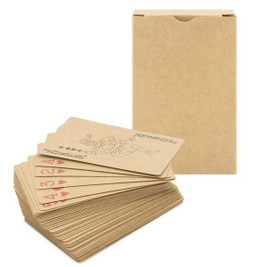 Claps 95189 - Eco-Friendly Poker Cards in Kraft Packaging