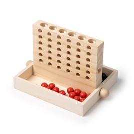 Claps 95191 - Eco-Friendly Wooden Forza 4 Game Set