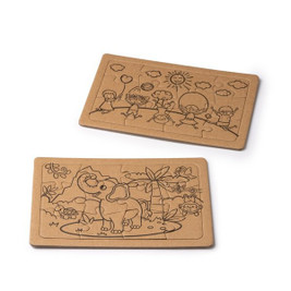 Claps 95192 - Eco-Friendly Coloring Puzzle Set