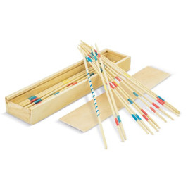 Claps 95221 - Classic Wooden Mikado Game in Sliding Box