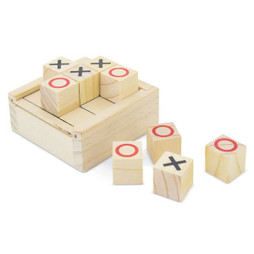 Claps 95222 - Tris in Legno Naturale con Scatola