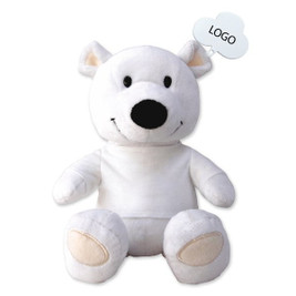 Claps 95251 - White Teddy Bear Without T-shirt