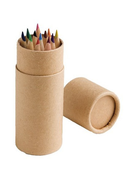 Claps 96088 - Colorful Pencil Set in Cardboard Tube