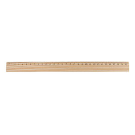 Claps 96129 - 30 cm Wooden Ruler for Office Use