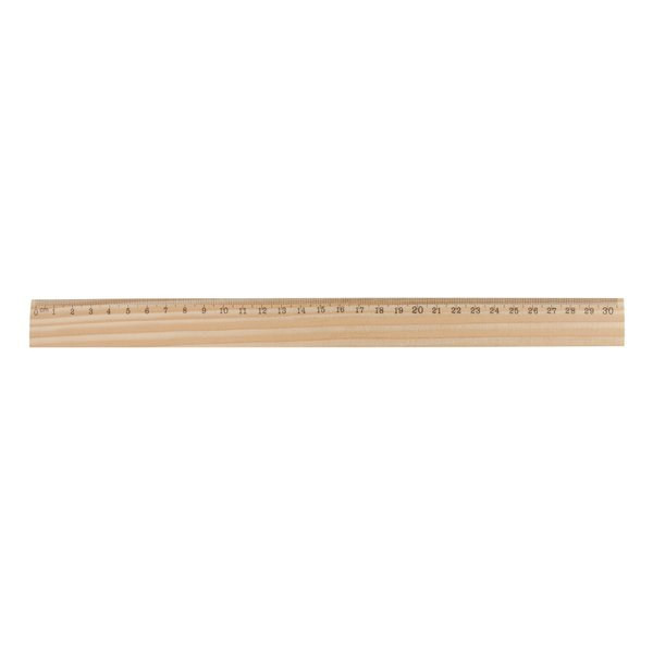 Claps 96129 - Houten Liniaal 30 cm voor Kantoor